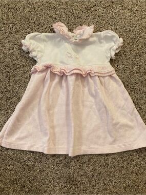 Kissy Kissy Pink & White Bunny Dress